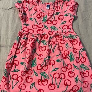 Old Navy Pink Dress with Cherry Print